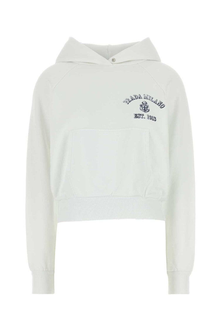 White Vintage hoodie 1