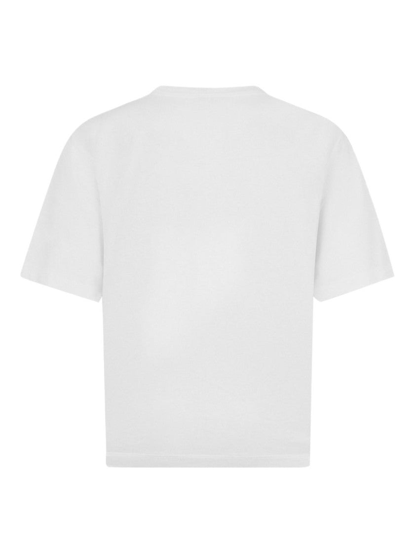 White Crewneck Logo T-Shirt 2