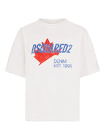 White Graphic Print T-Shirt 1