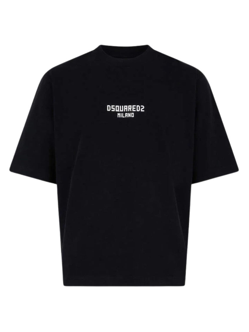 Black Crewneck Logo T-Shirt 1