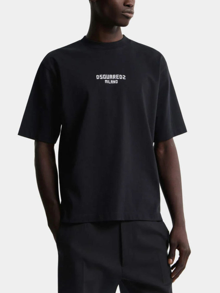 Black Crewneck Logo T-Shirt 3