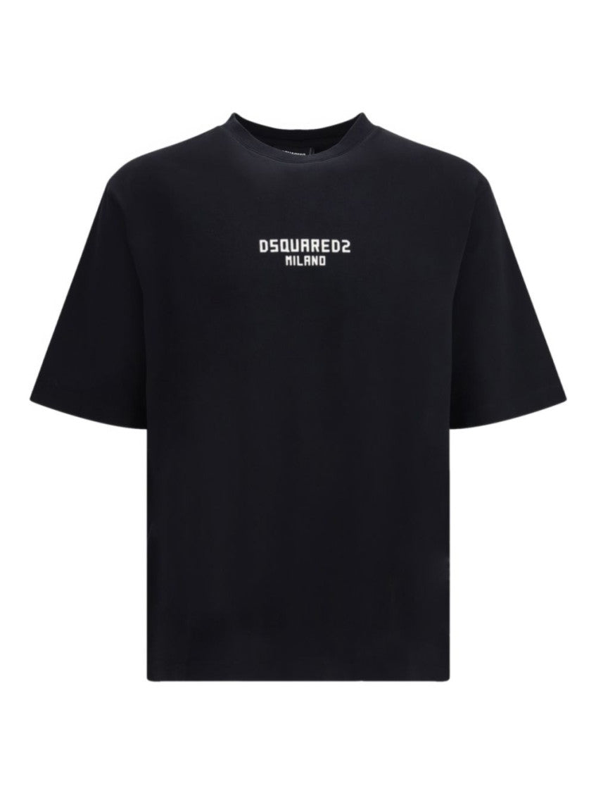 Black Crewneck Logo T-Shirt 5