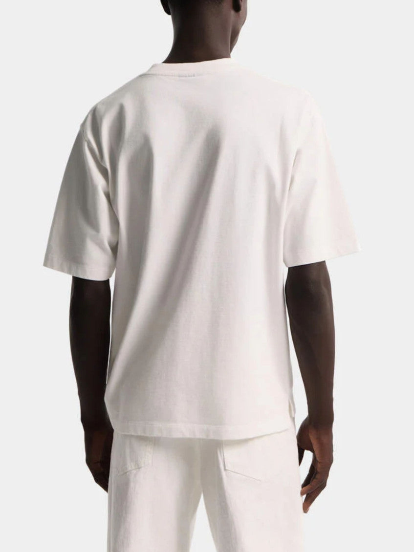 White Crewneck Logo T-Shirt 4