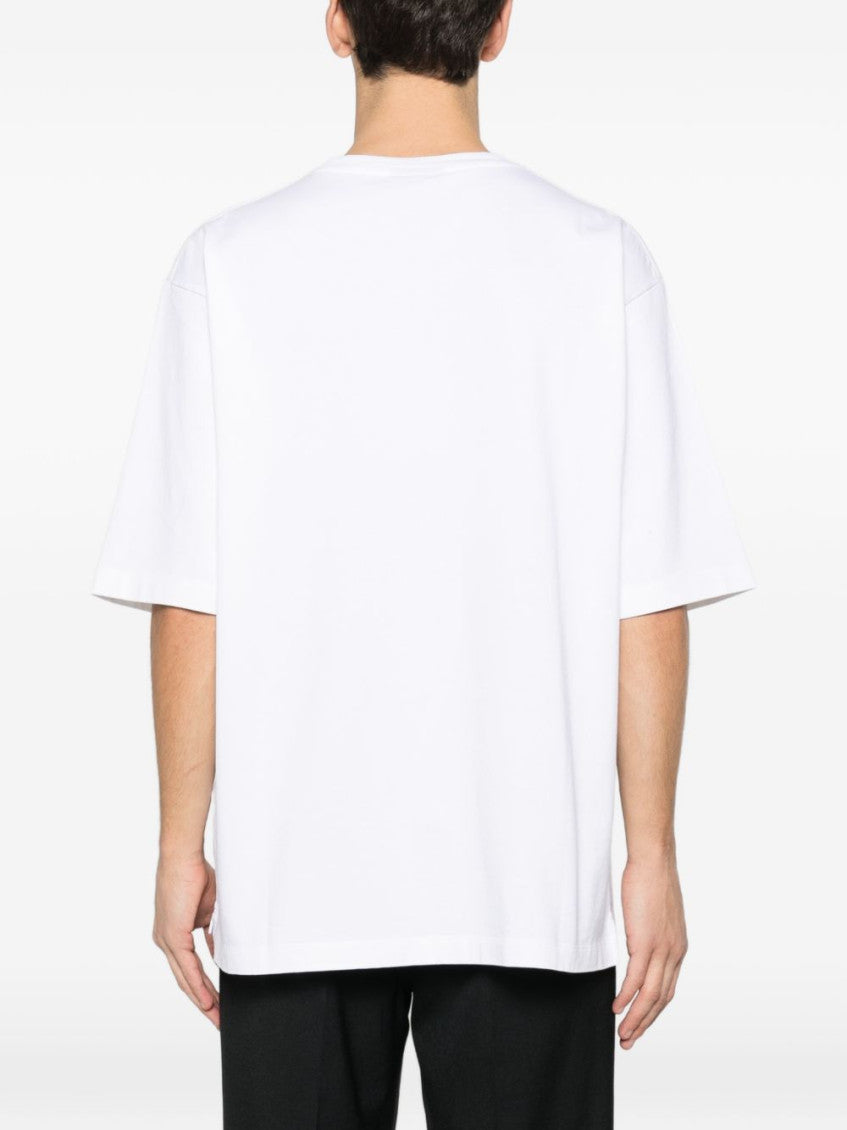 White Crewneck Logo T-Shirt 2