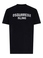 Black Crewneck Logo Print T-Shirt 1
