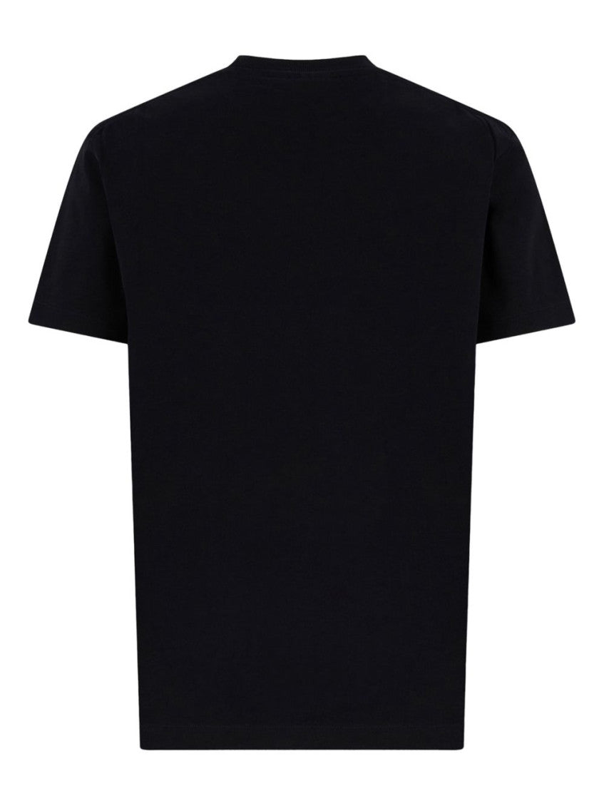 Black Crewneck Logo Print T-Shirt 2