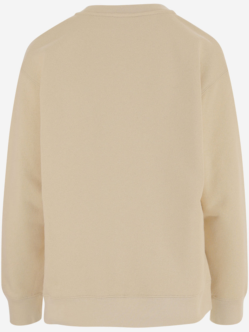 Cream White Logo Sweatshirt 2