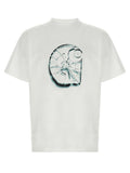 White Crewneck Graphic T-Shirt 1