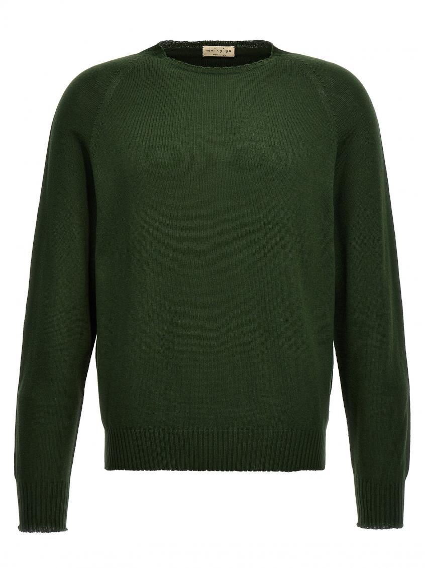 Green Crew-Neck Sweater 2