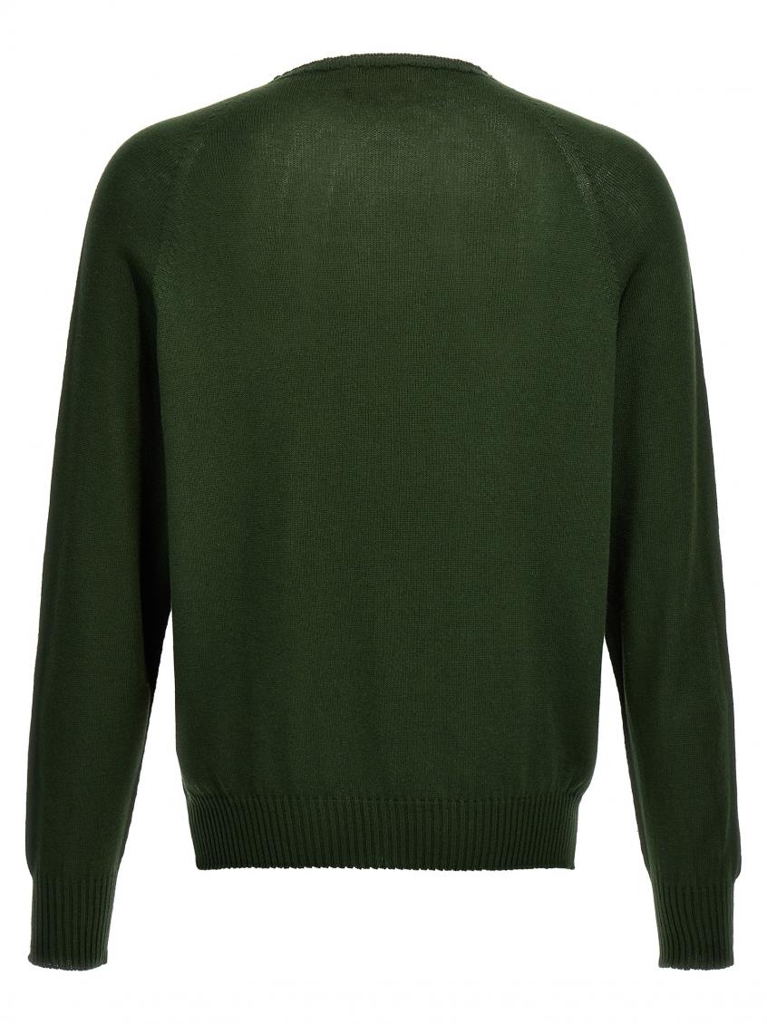 Green Crew-Neck Sweater 3