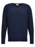 Blue V-neck Sweater 1