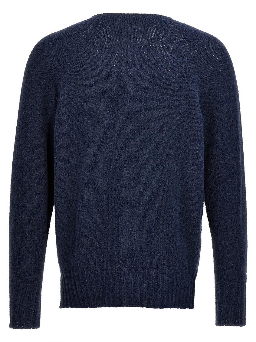 Blue V-neck Sweater 3