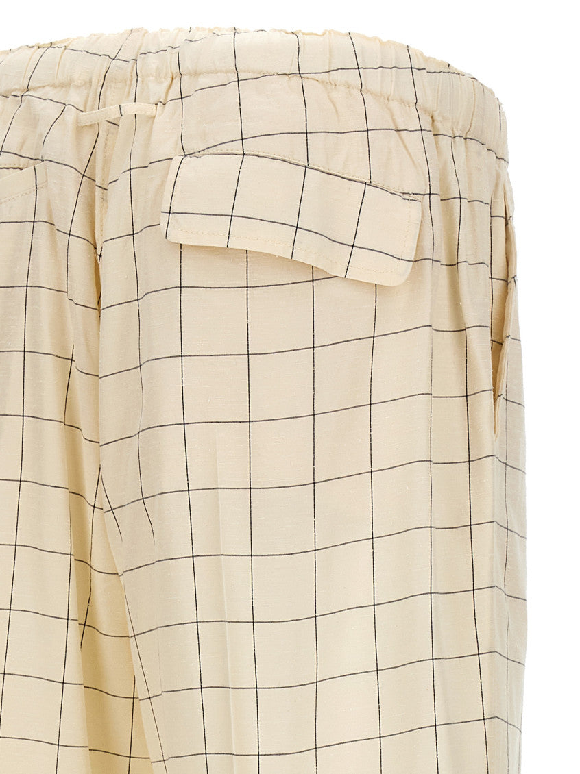 BlackWhite Checkered Pants 4