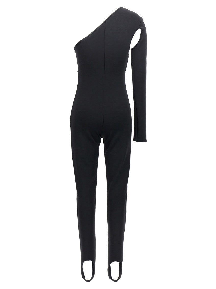 Black Scuba cut out one-length bodysuit 2