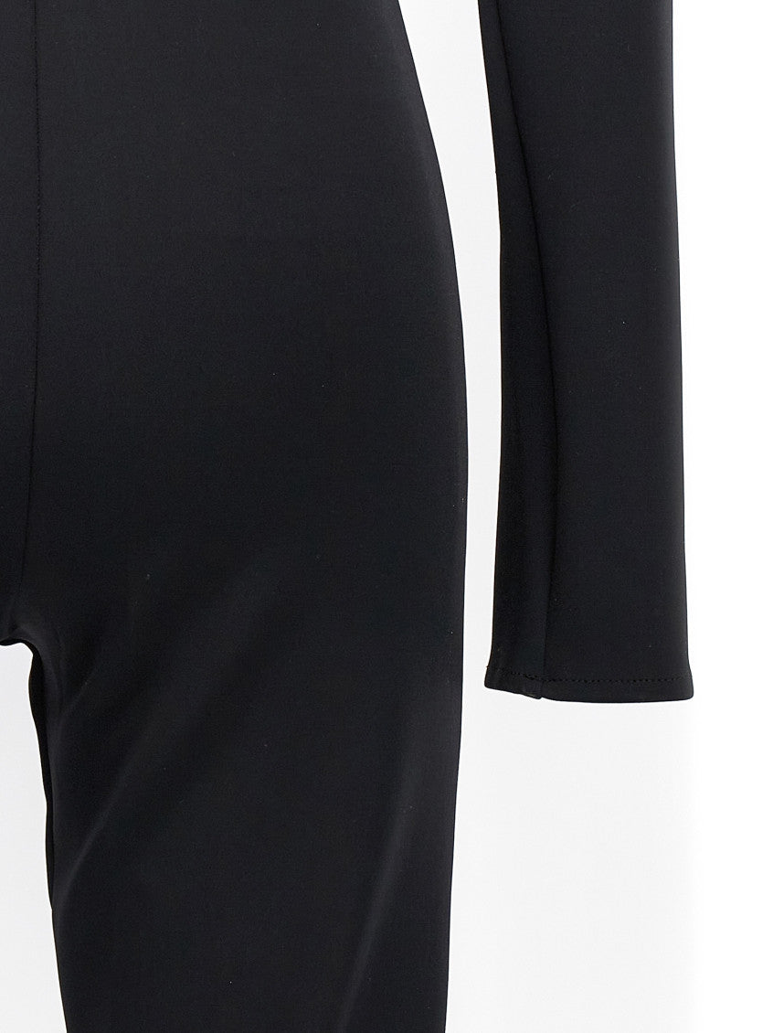 Black Scuba cut out one-length bodysuit 4
