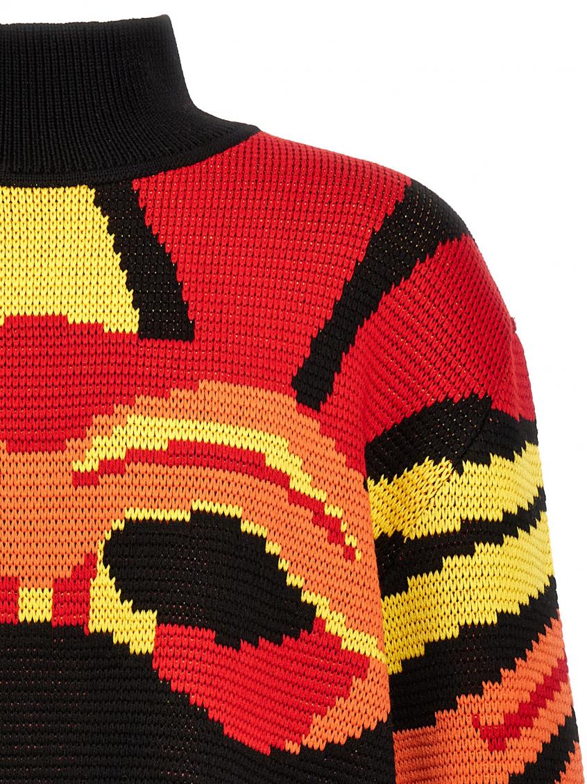 Multicolor Jacquard Sweater 4