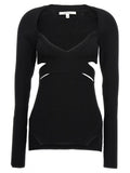 Black Cut-out sweater 1