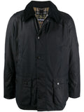 Navy Blue Ashby Waxed Jacket 1