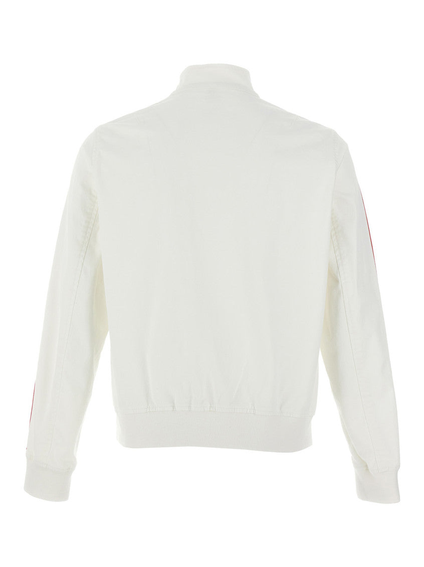White Stripes Bomber Jacket 2