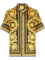 Black Barocco Silk Shirt 1