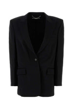 Black wool blazer 1