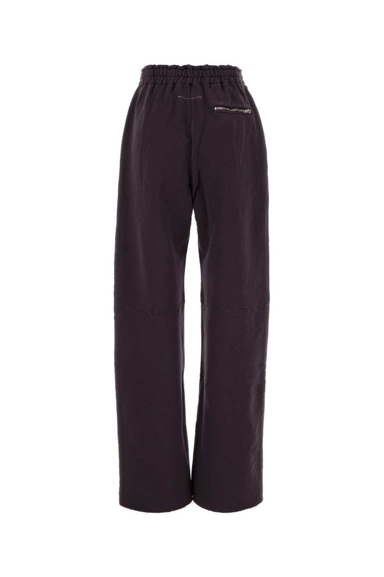 Purple cotton joggers  2