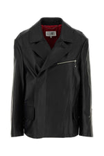 Black leather jacket  1