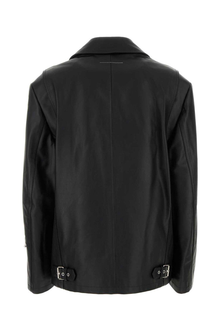 Black leather jacket  2