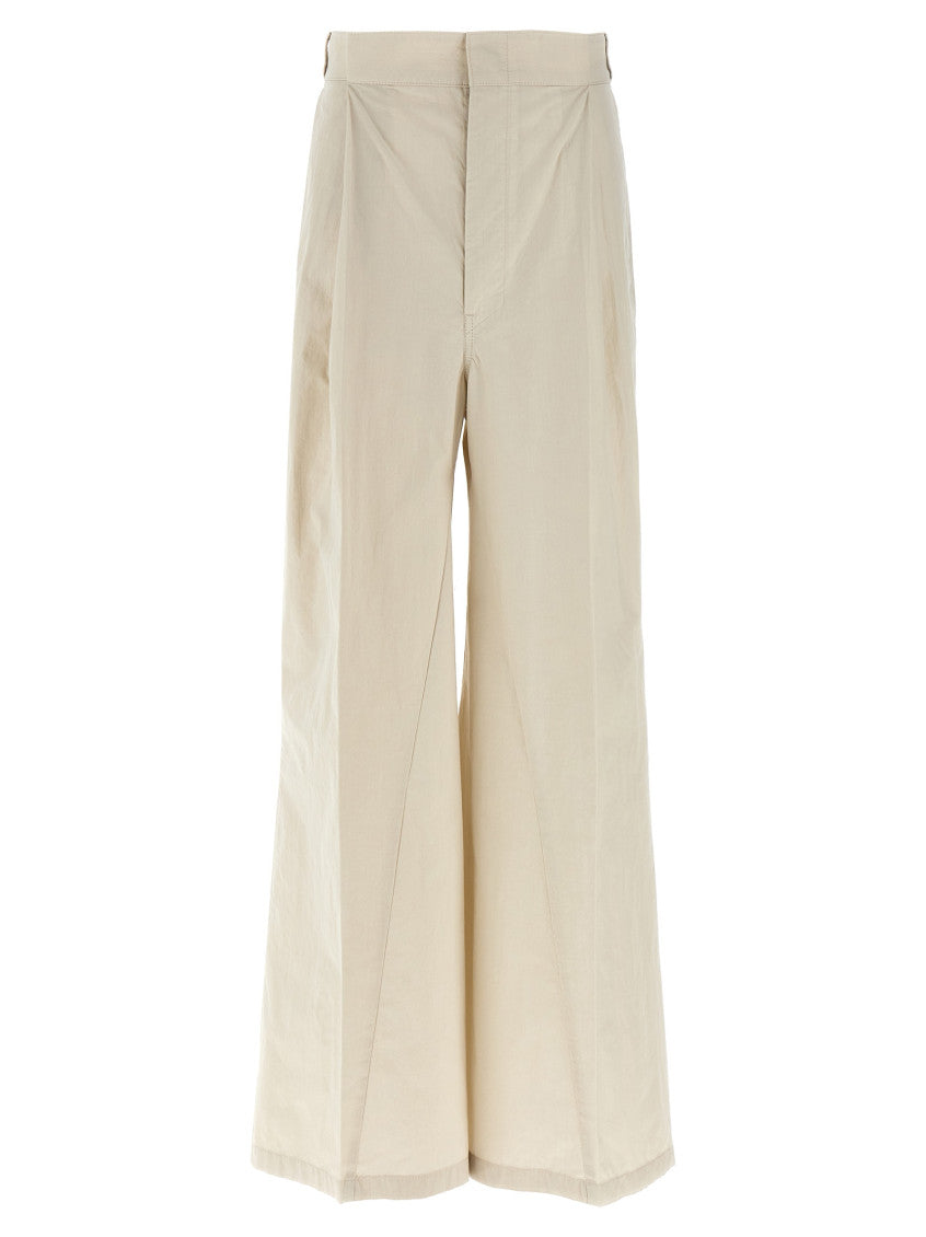 Beige Wide range of trousers 1