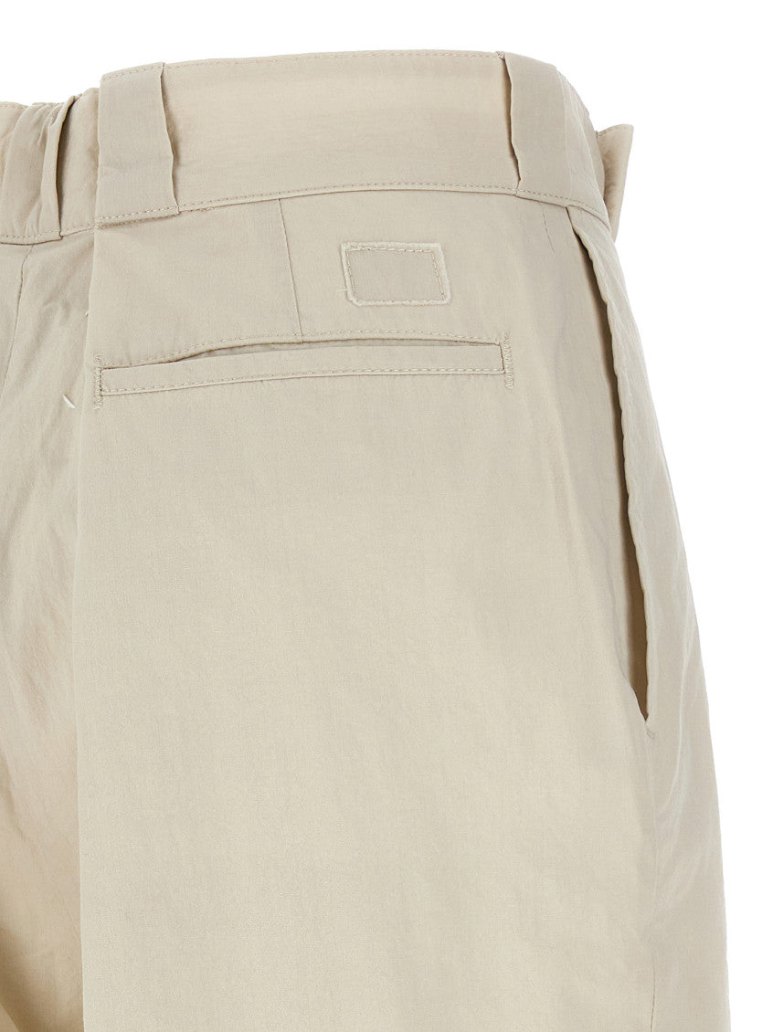 Beige Wide range of trousers 4