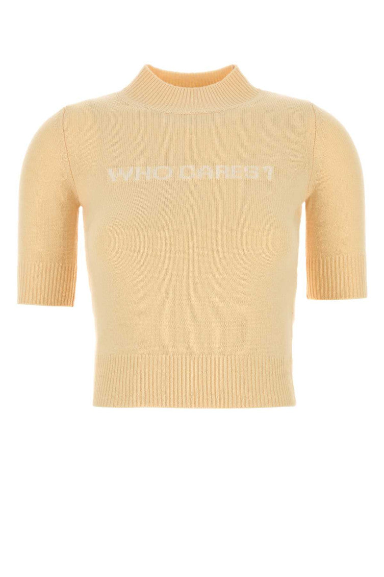 Ivory Wool Blend Renon Sweater 1
