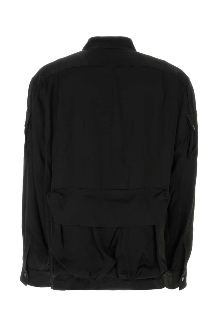 Black Satin Shirt 2