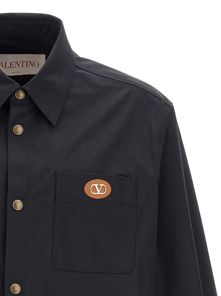 Navy Blue 'V Detail' Jacket 3