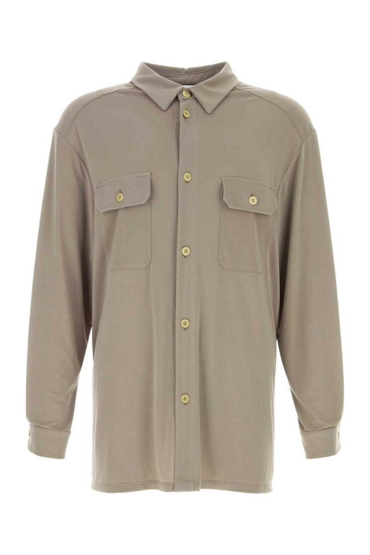 Khaki Polyester Vendemmia Shirt 1