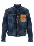 Blue 'Dark Perfect Wash Over' Denim Jacket 1