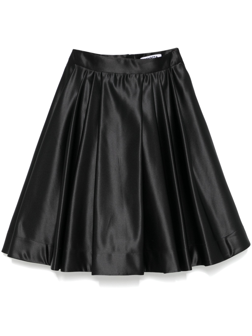 Black Ruota Midi Skirt 1