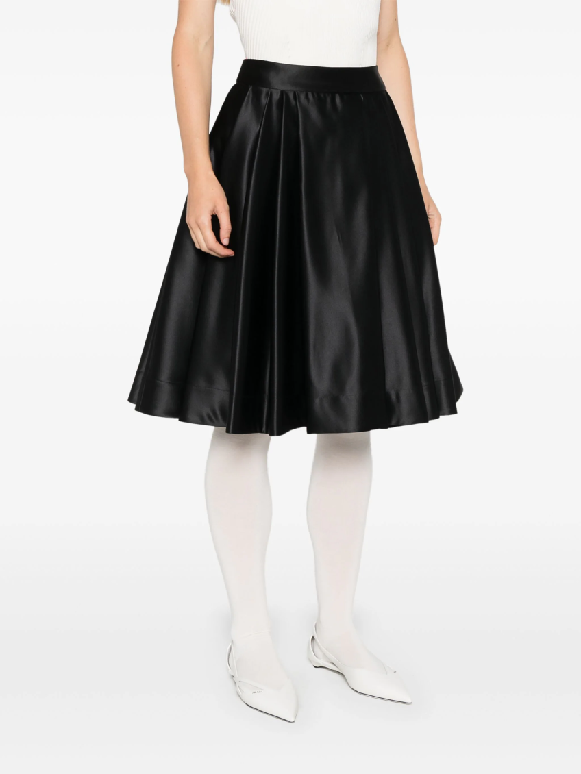 Black Ruota Midi Skirt 3