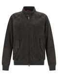 Grey 'G9' bomber jacket 1