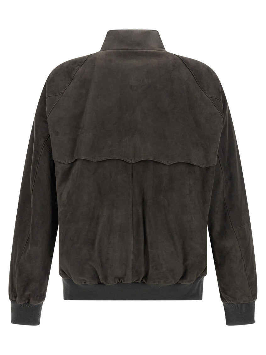 Grey 'G9' bomber jacket 2