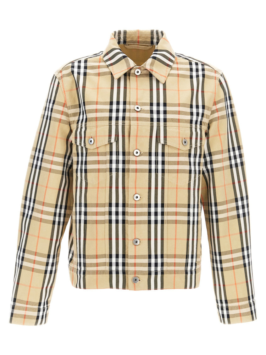 Beige Check jacket 1
