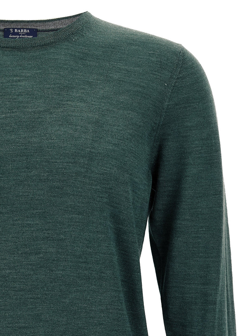 Green Crew-Neck Sweater 3