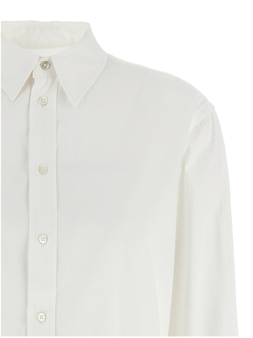 White Embroidered Logo Shirt 3