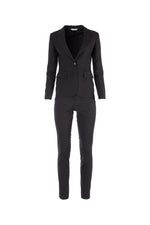 Black Notched-lapels Suit 1