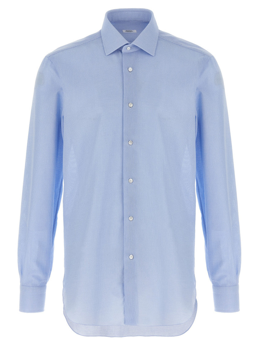 Light Blue Honeycomb shirt 1
