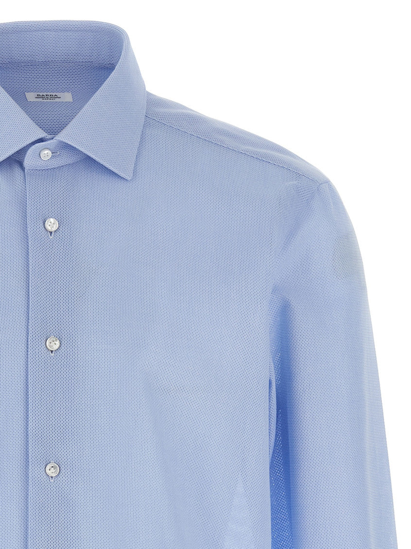 Light Blue Honeycomb shirt 3