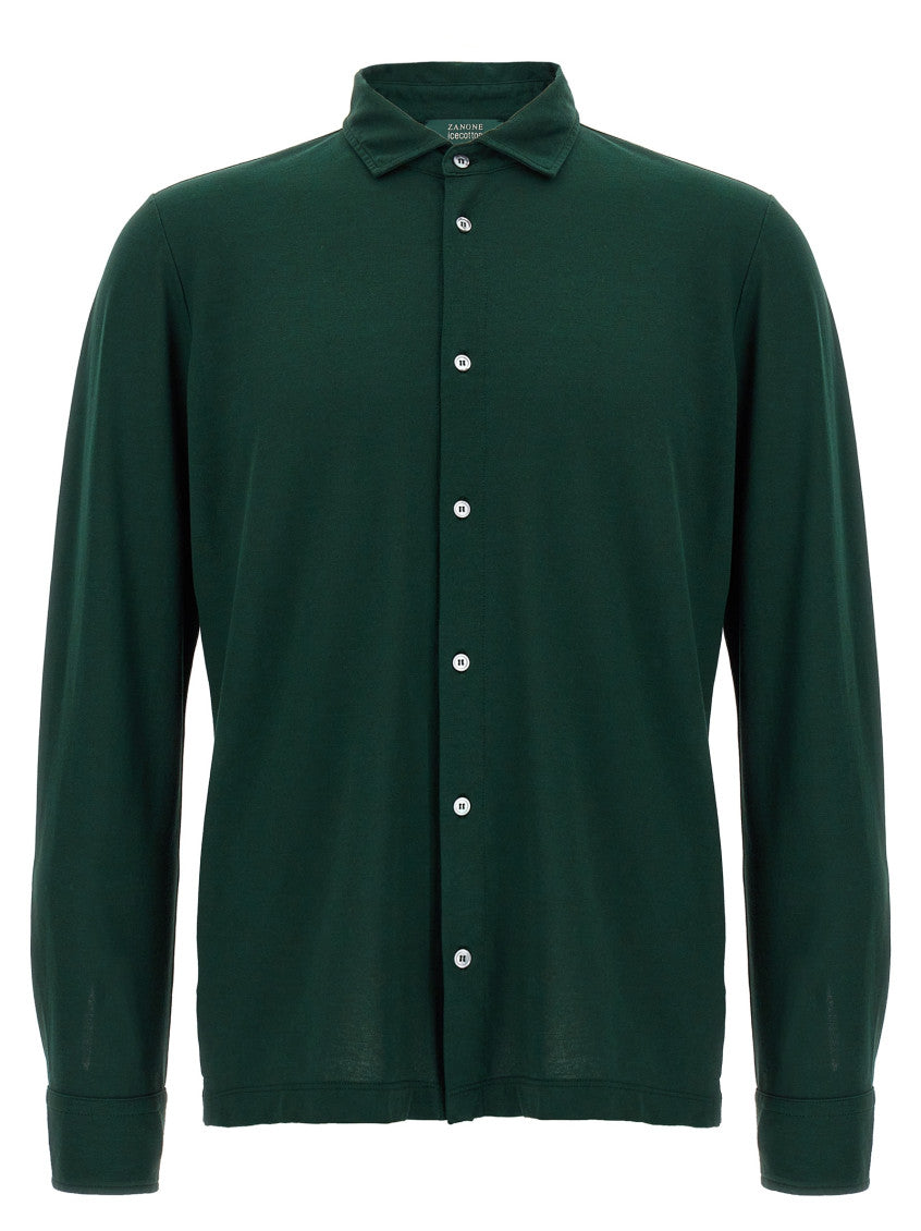 Green Ice Cotton Shirt 1