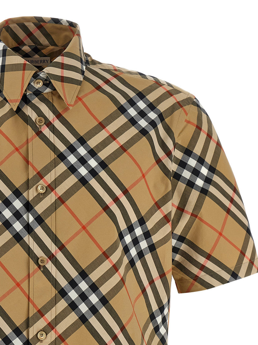 Beige Check Shirt 3