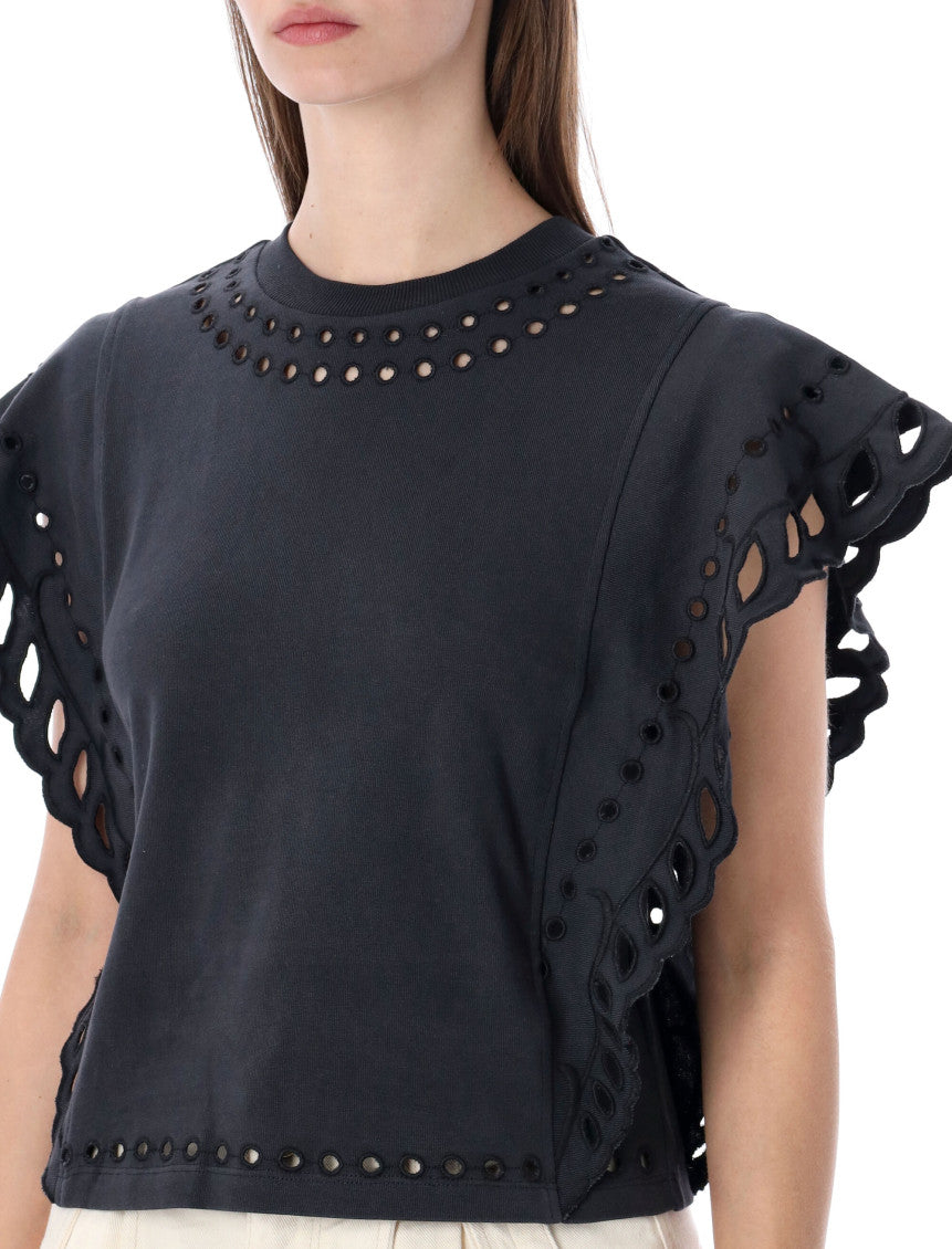 Black Crew Neck Top 3