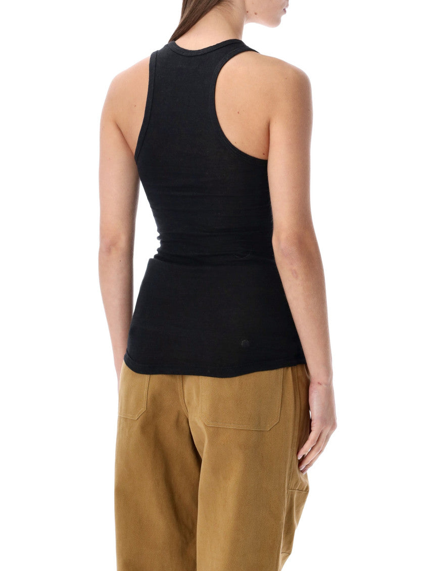 Black Round Neck Tank Top 2