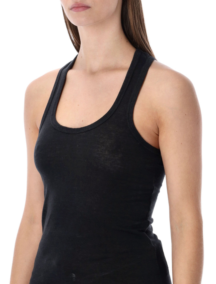 Black Round Neck Tank Top 3